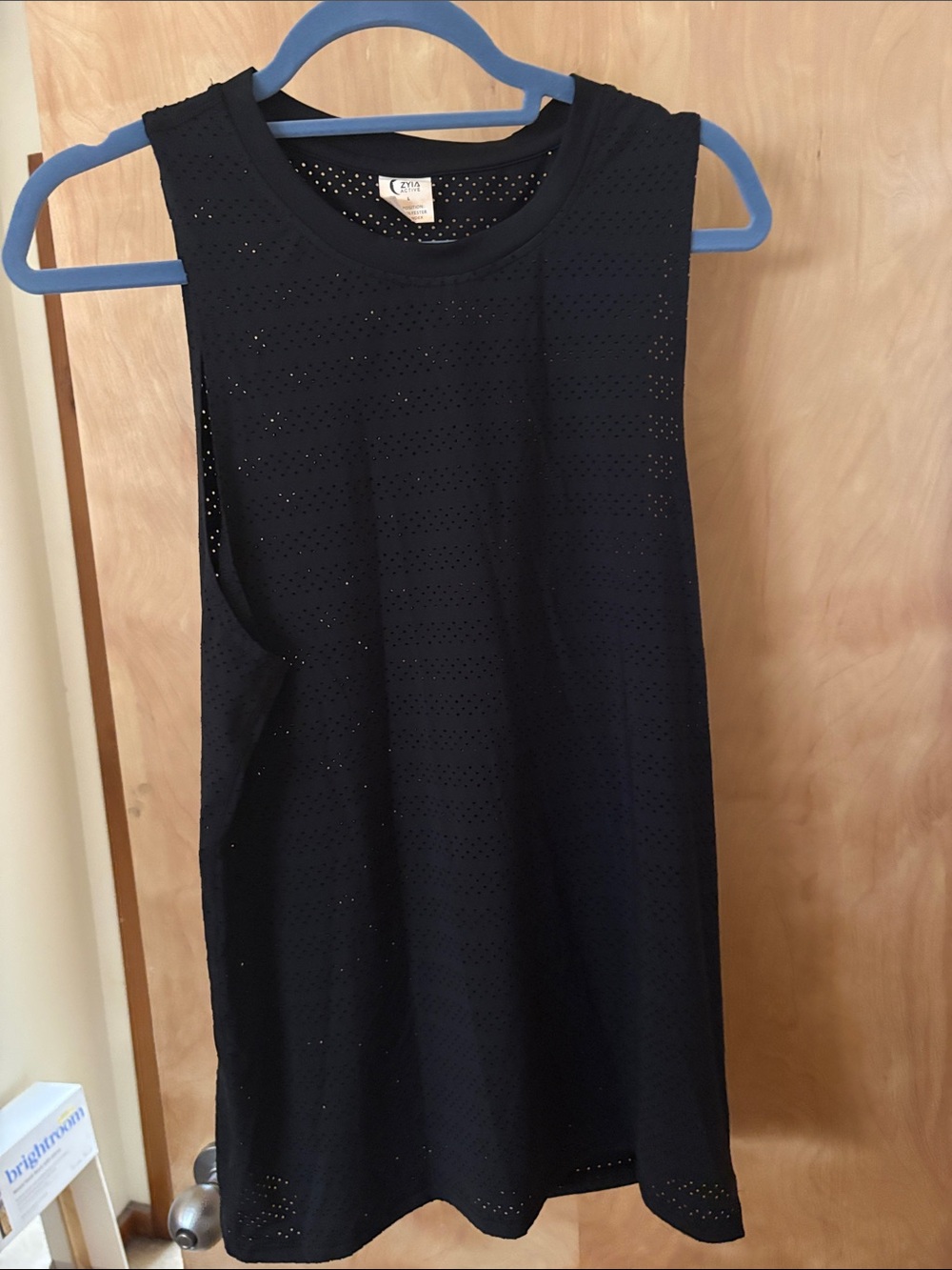 Ziya Active Sleeveless Eyelet Tank Top